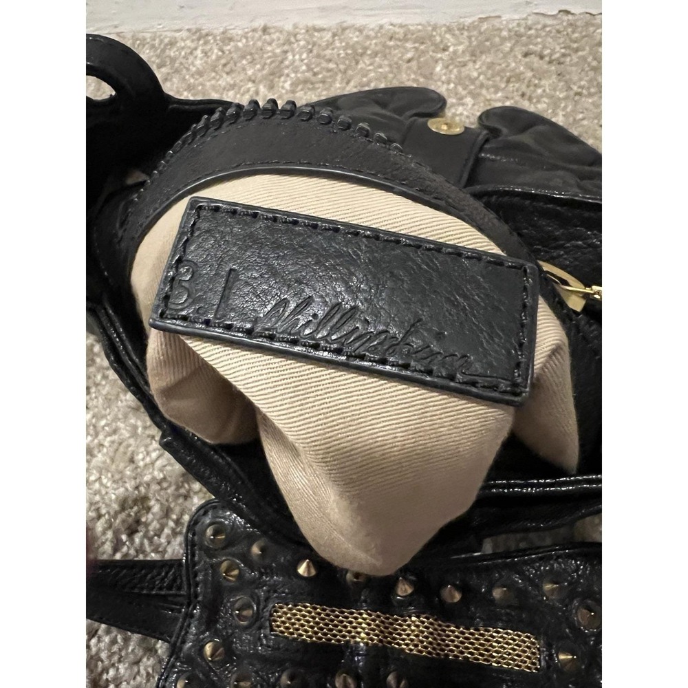 3.1 Phillip Lim Edie Black Bow-Embellished Leather Bag Shoulder/ Crossbody Y2k View 6